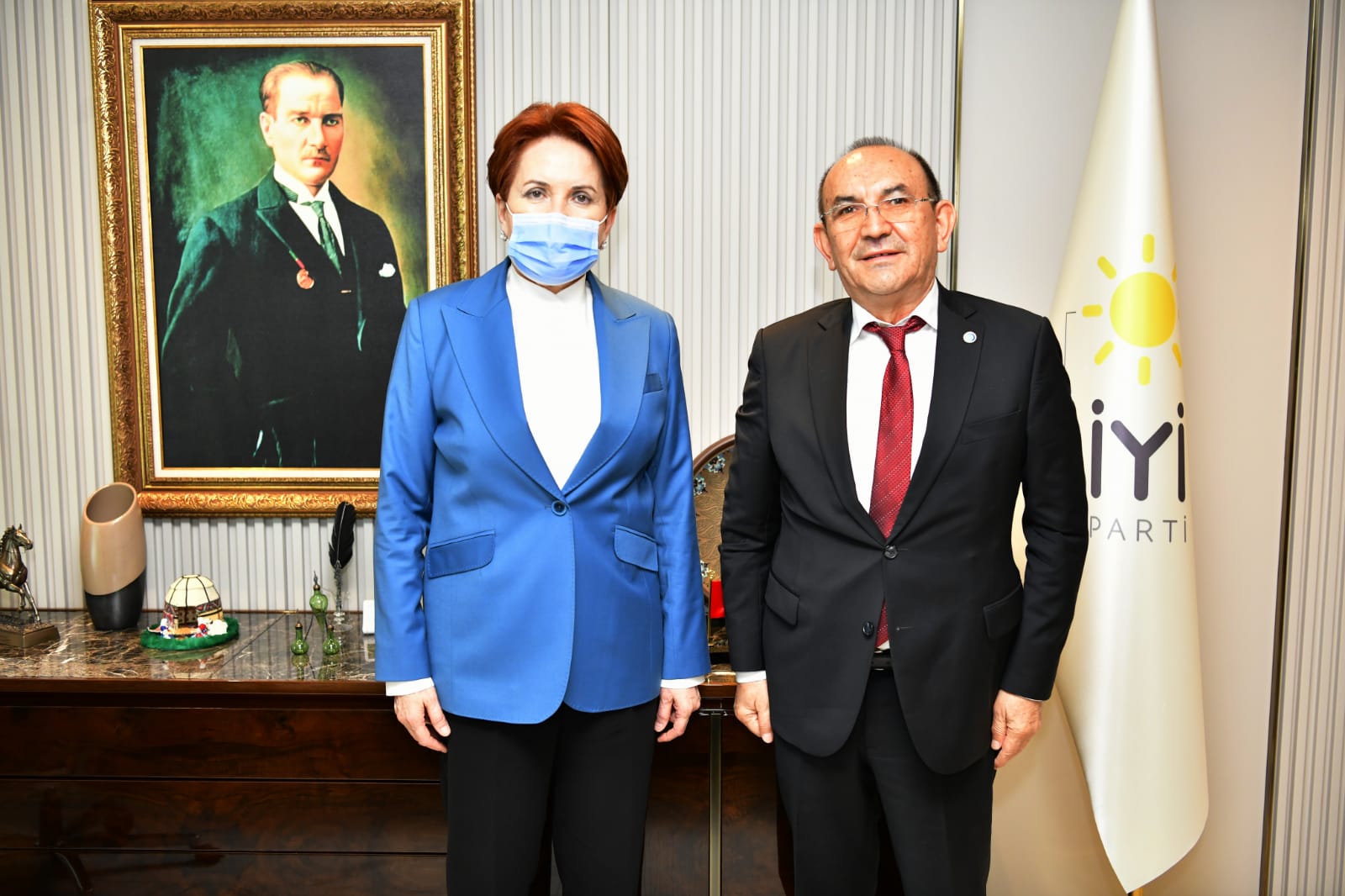 İyi Parti Antalya İl Başkanı Mehmet Başaran,Genel Merkez'de temaslarda bulundu.